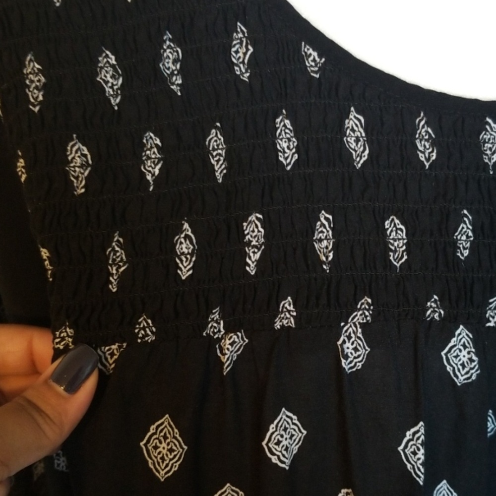 Smocked Torrid Blouse 3X - Picture 4 of 6